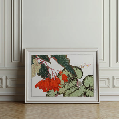 Premium Poster of Beautiful Japanese Botanical Art Design Wall Posters