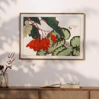 Premium Poster of Beautiful Japanese Botanical Art Design Wall Posters