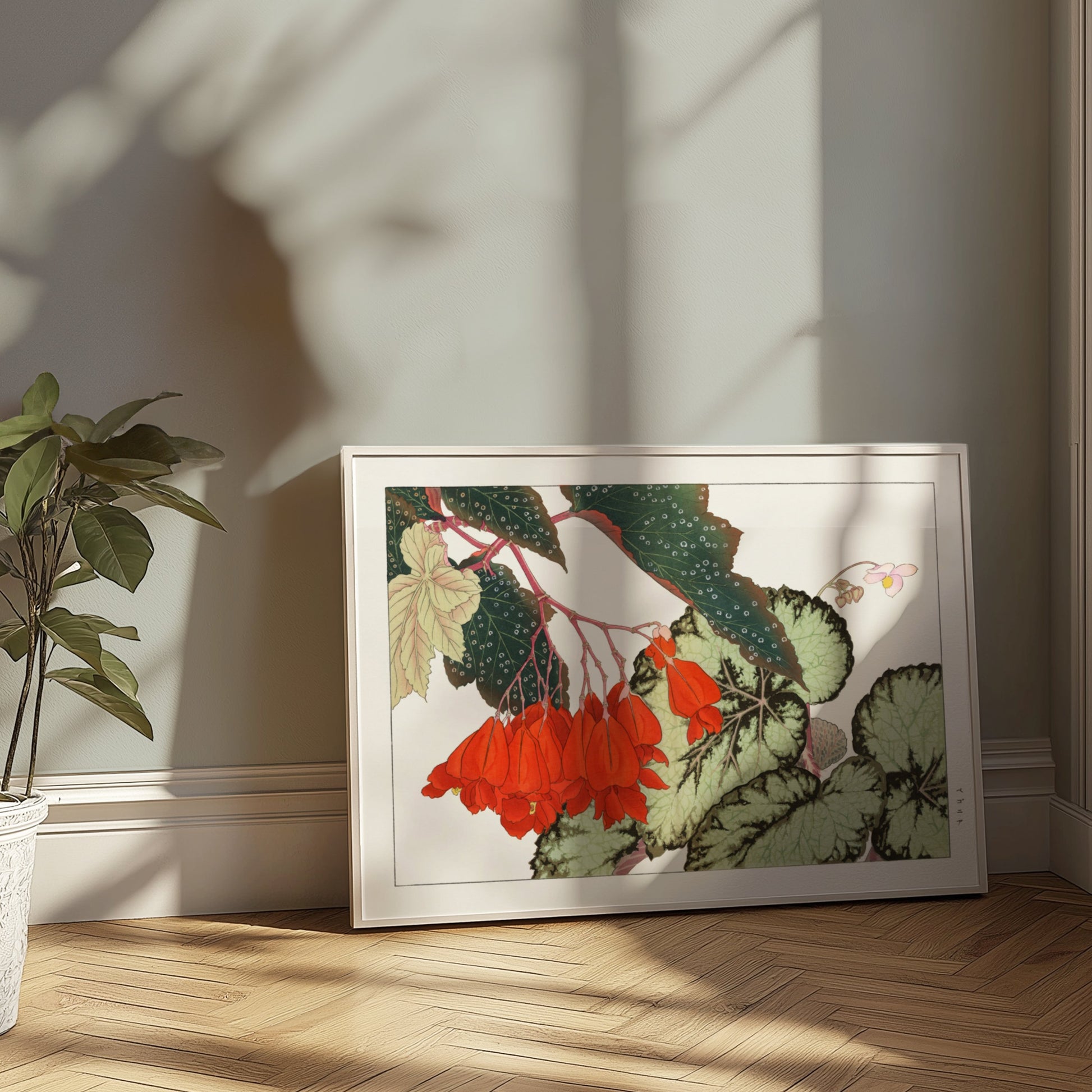 Premium Poster of Beautiful Japanese Botanical Art Design Wall Posters