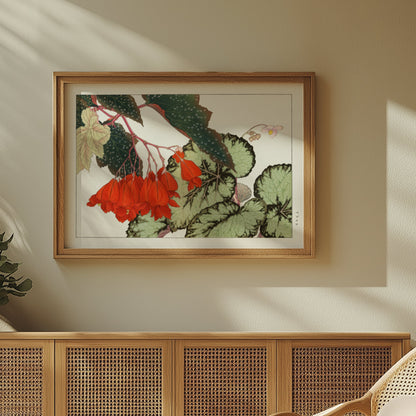 Premium Poster of Beautiful Japanese Botanical Art Design Wall Posters