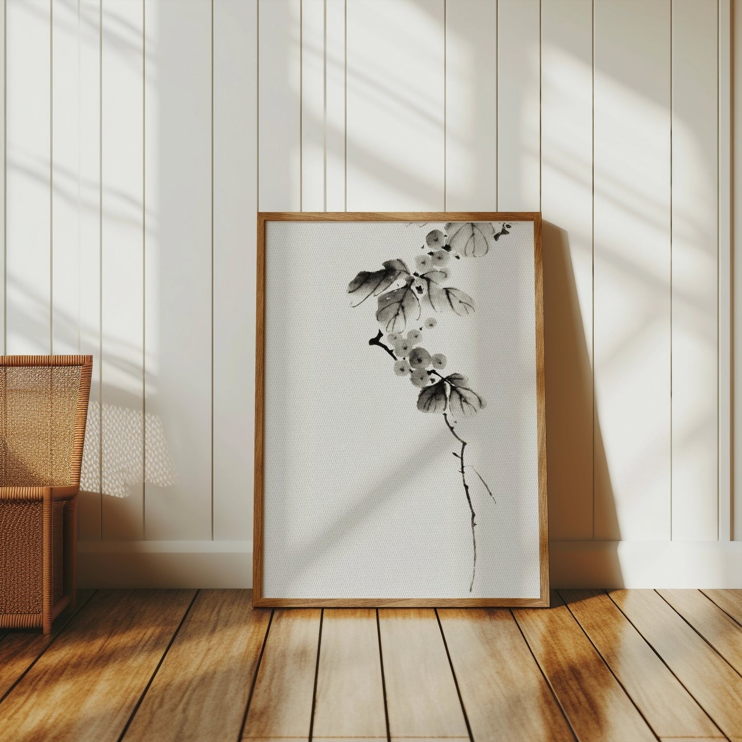 Premium Poster of Beautiful Japanese Minimalist Floral Art Posters