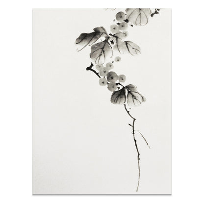 Premium Poster of Beautiful Japanese Minimalist Floral Art Posters