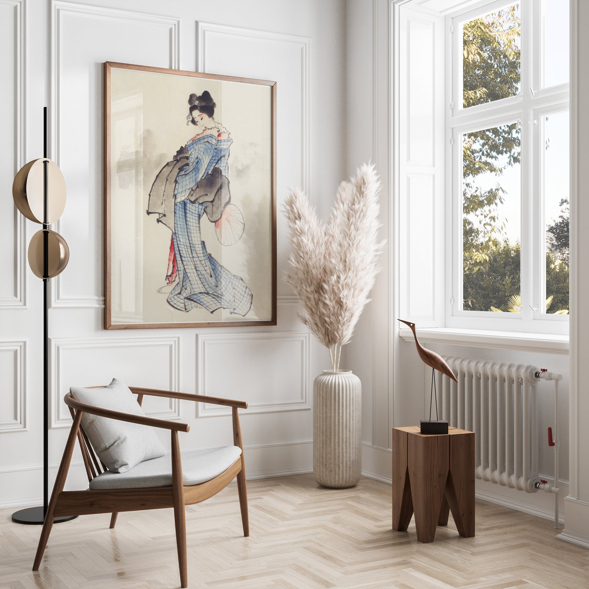 Premium Poster of Beautiful Japanese Traditional Geisha Art Posters