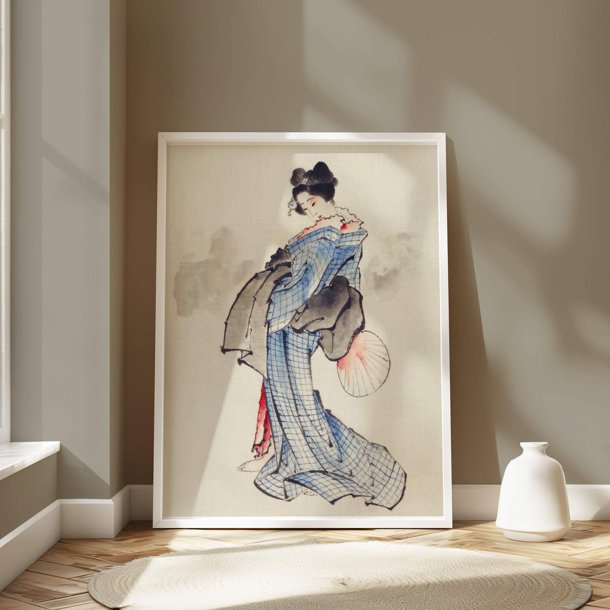 Premium Poster of Beautiful Japanese Traditional Geisha Art Posters