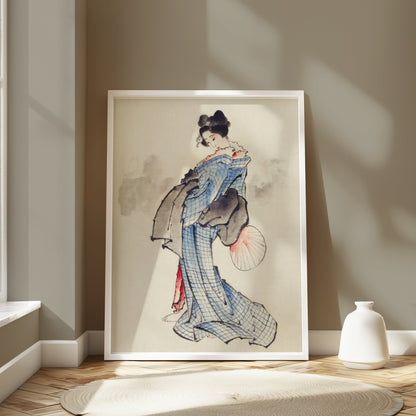 Premium Poster of Beautiful Japanese Traditional Geisha Art Posters