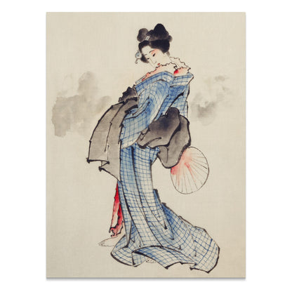 Premium Poster of Beautiful Japanese Traditional Geisha Art Posters