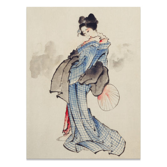 Premium Poster of Beautiful Japanese Traditional Geisha Art Posters