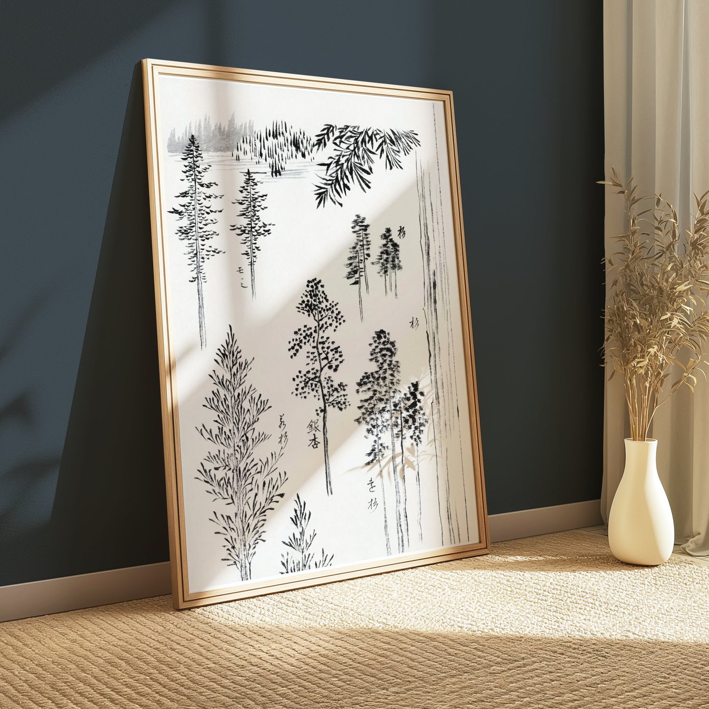 Premium Poster of Beautiful Nature Art Japanese Trees Design Posters
