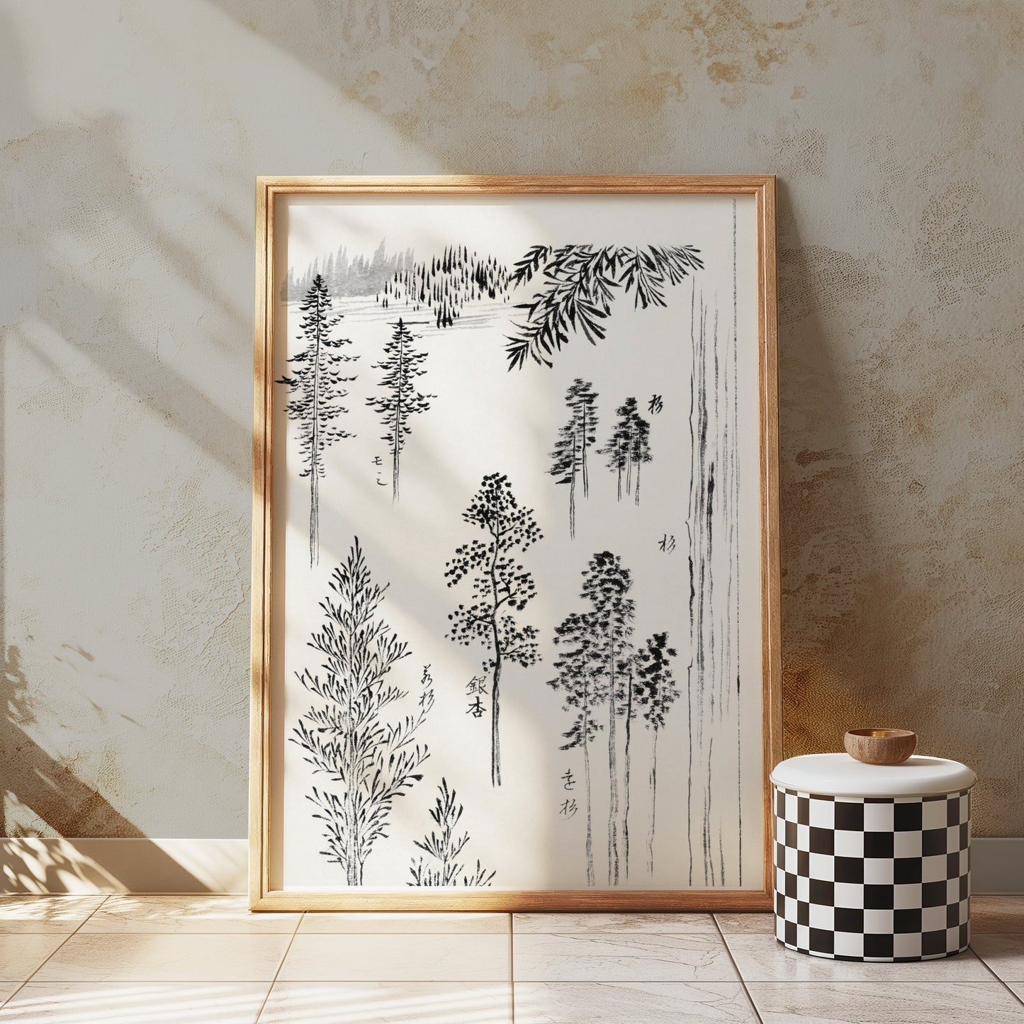 Premium Poster of Beautiful Nature Art Japanese Trees Design Posters