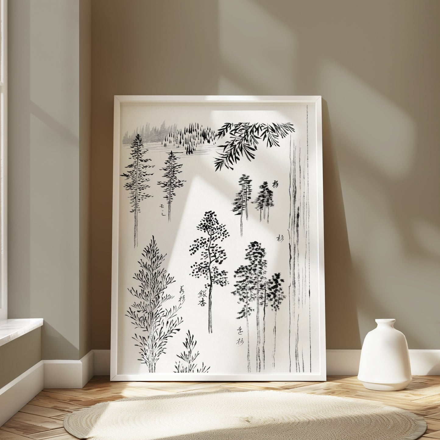 Premium Poster of Beautiful Nature Art Japanese Trees Design Posters