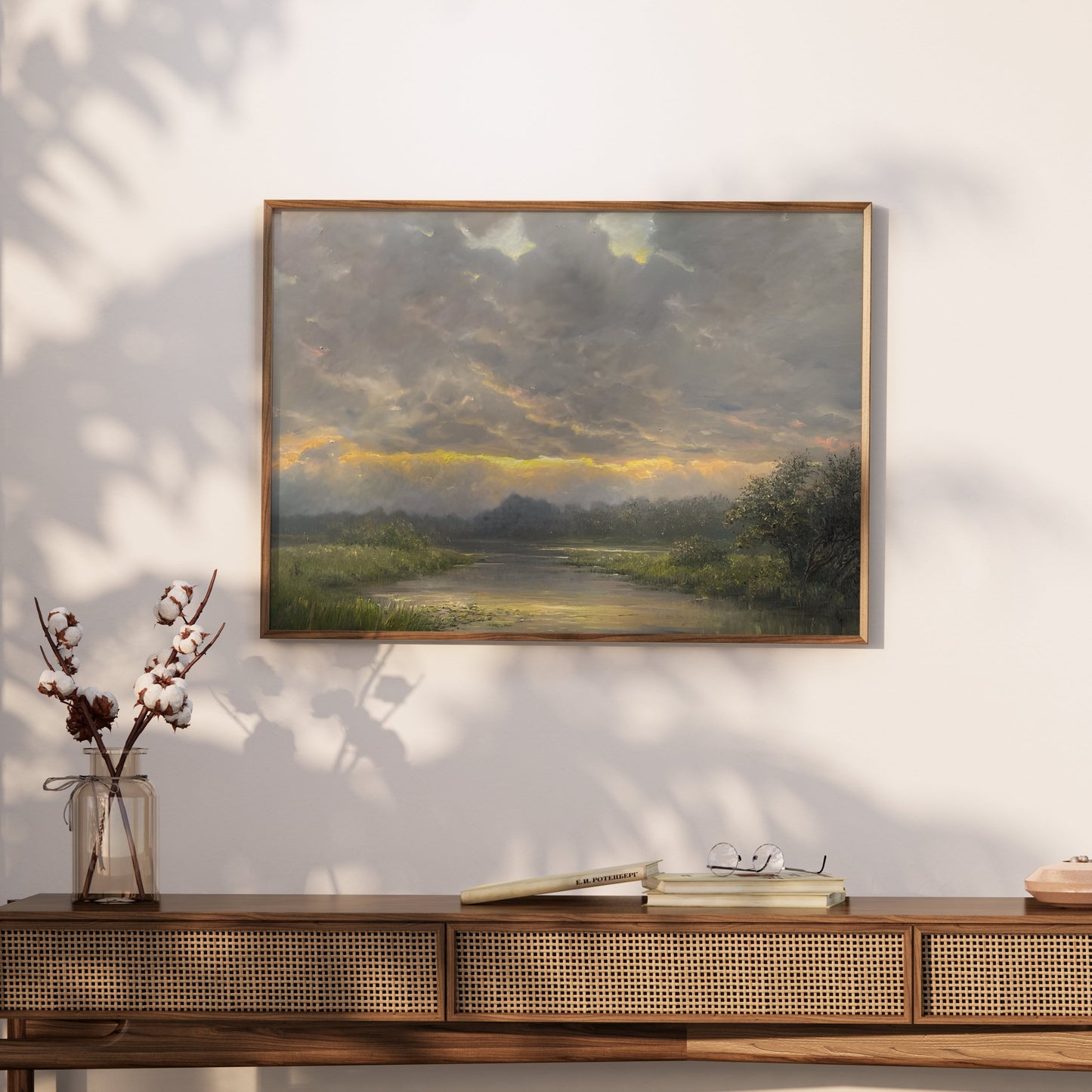 Premium Poster of Beautiful Nature Landscape Morning Sunrise Posters