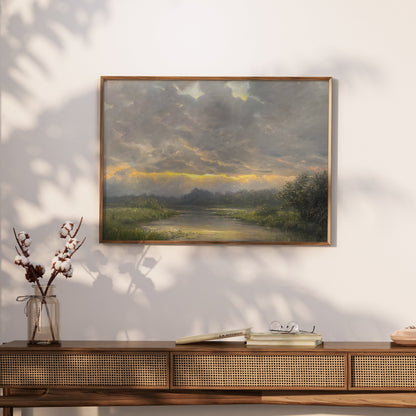 Premium Poster of Beautiful Nature Landscape Morning Sunrise Posters