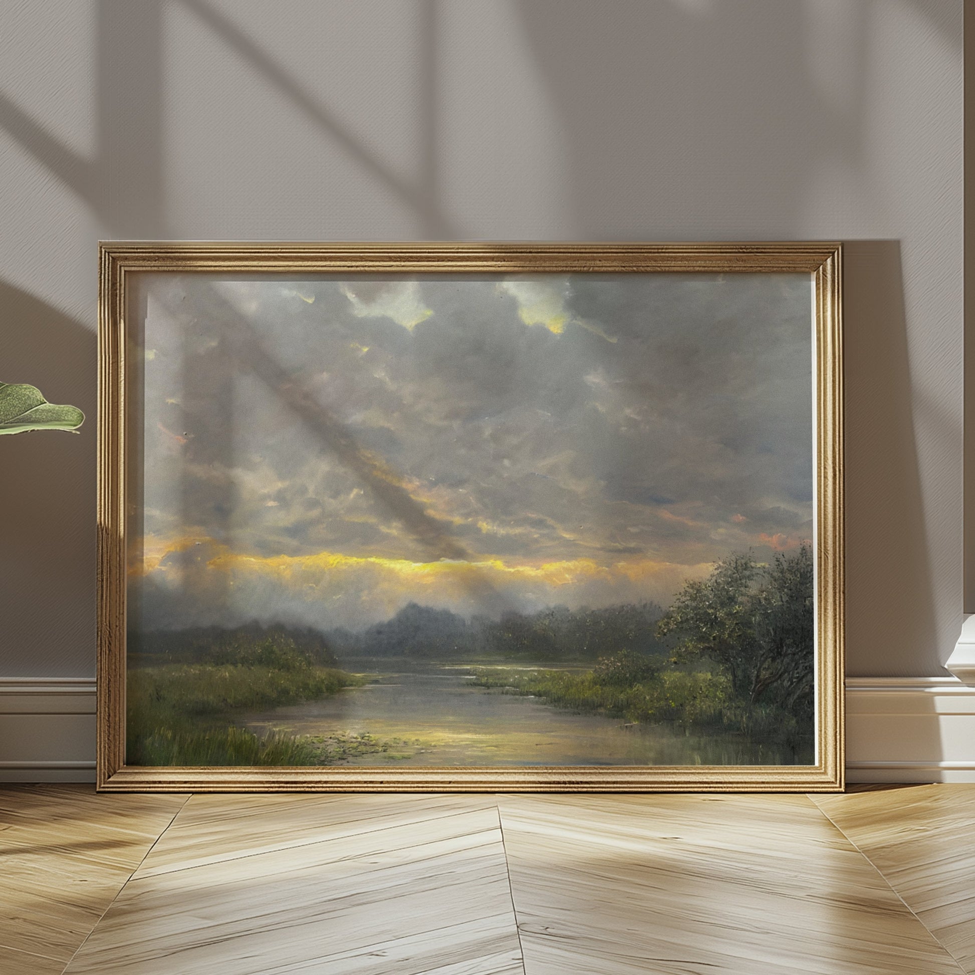 Premium Poster of Beautiful Nature Landscape Morning Sunrise Posters