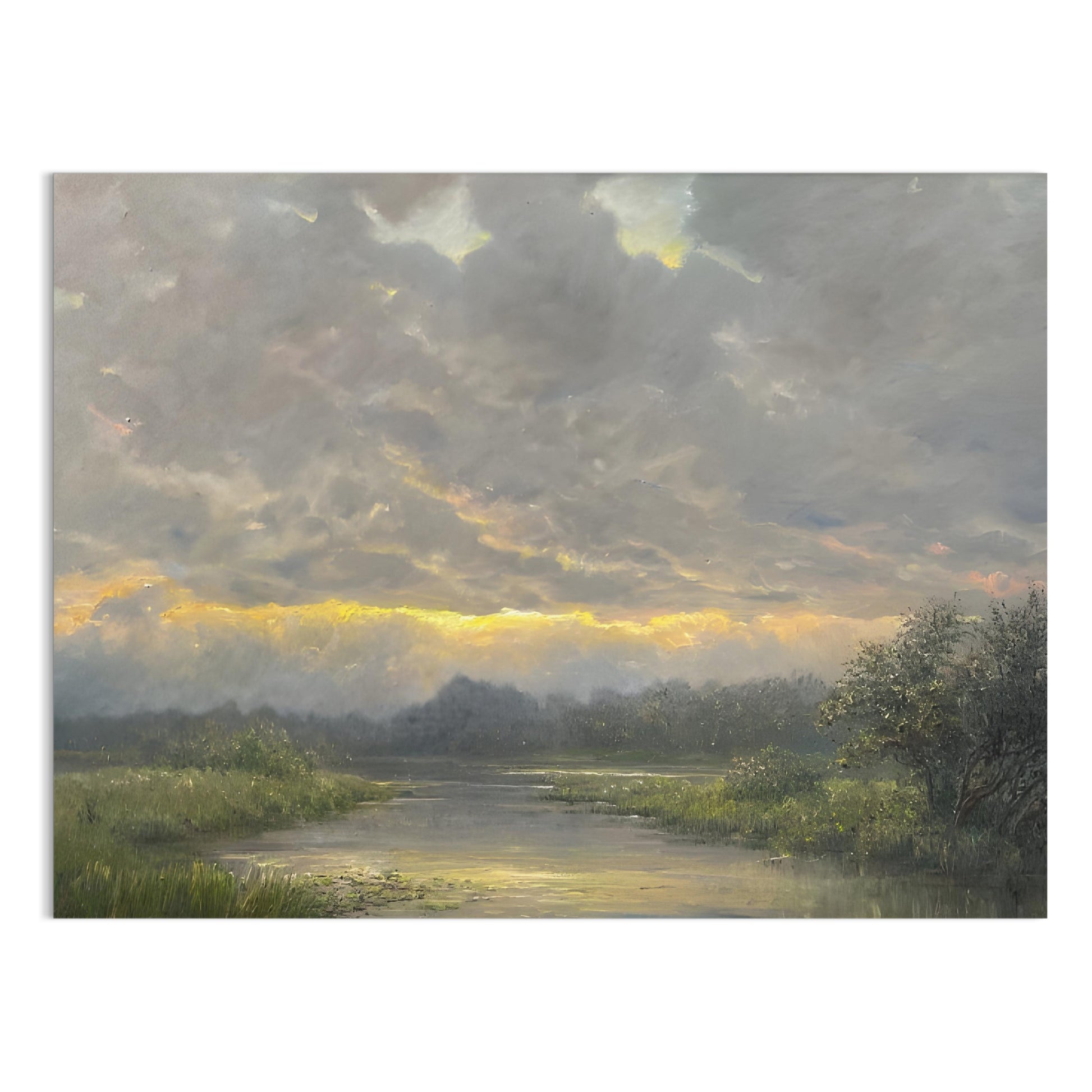 Premium Poster of Beautiful Nature Landscape Morning Sunrise Posters