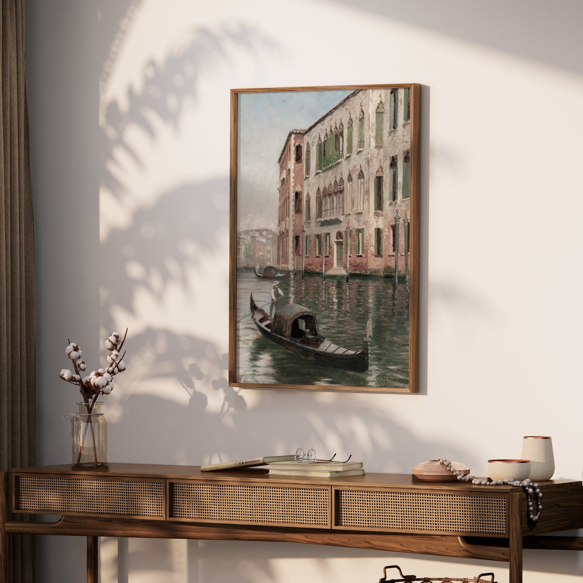 Premium Poster of Beautiful Scenic Canals and Architecture Posters