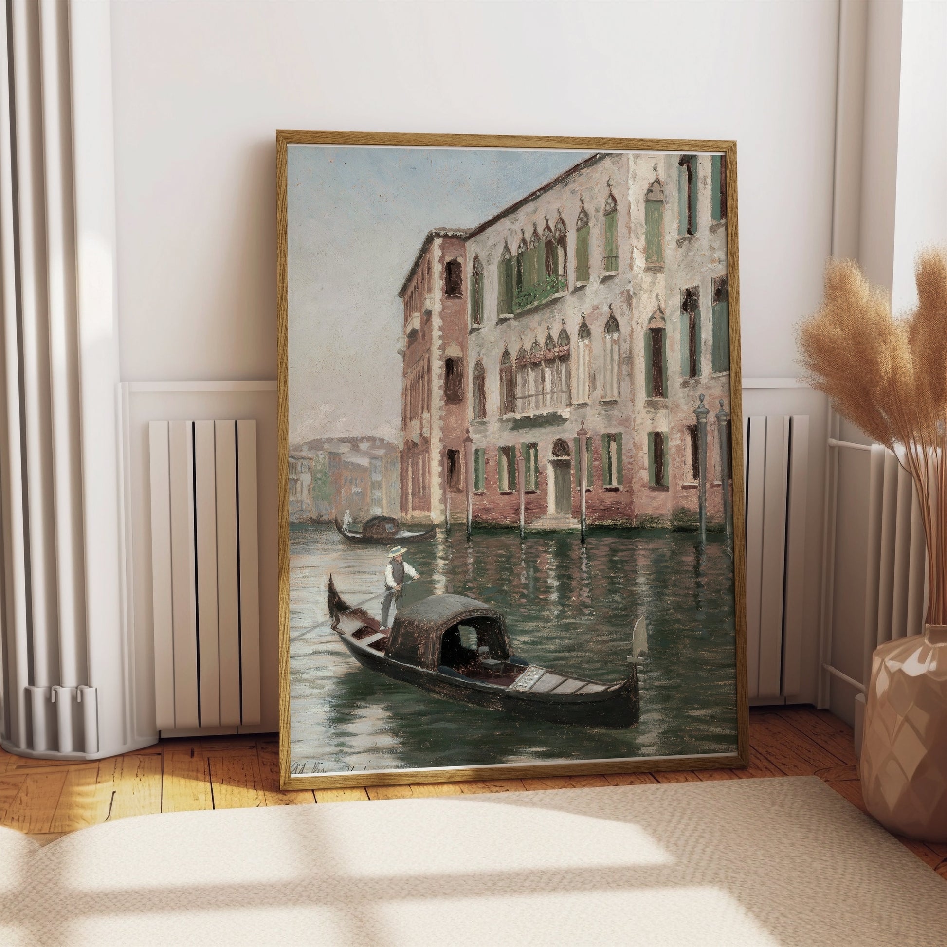 Premium Poster of Beautiful Scenic Canals and Architecture Posters