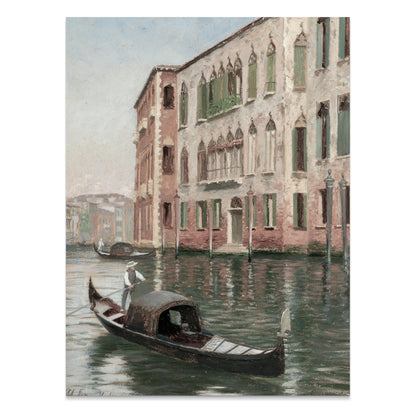 Premium Poster of Beautiful Scenic Canals and Architecture Posters