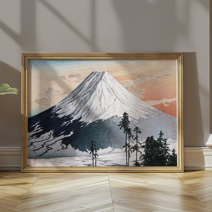 Premium Poster of Beautiful Scenic Japanese Mountain Landscape Posters
