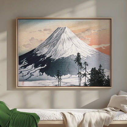 Premium Poster of Beautiful Scenic Japanese Mountain Landscape Posters
