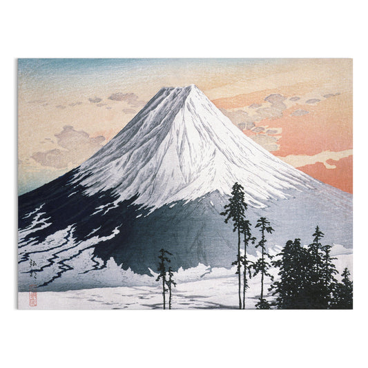 Premium Poster of Beautiful Scenic Japanese Mountain Landscape Posters