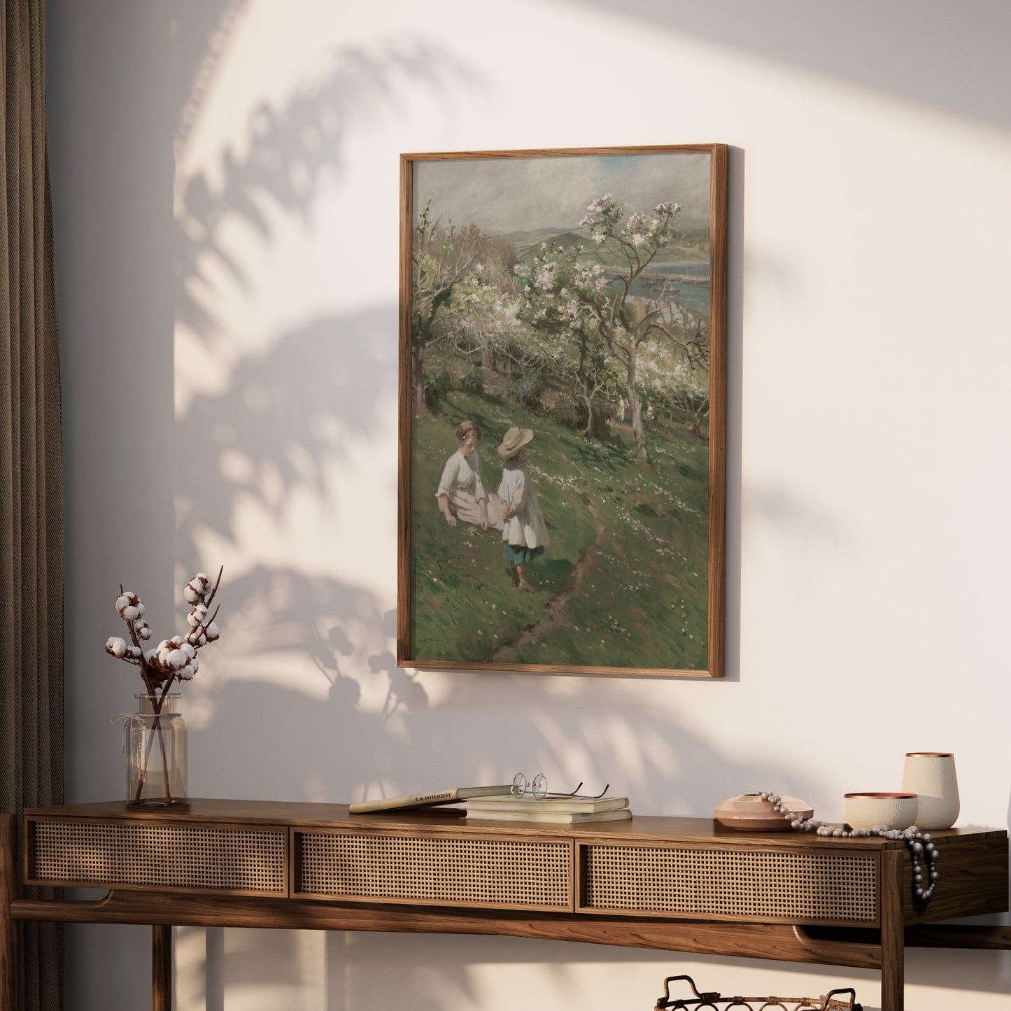 Premium Poster of Beautiful Scenic Landscape Artwork with Children Posters