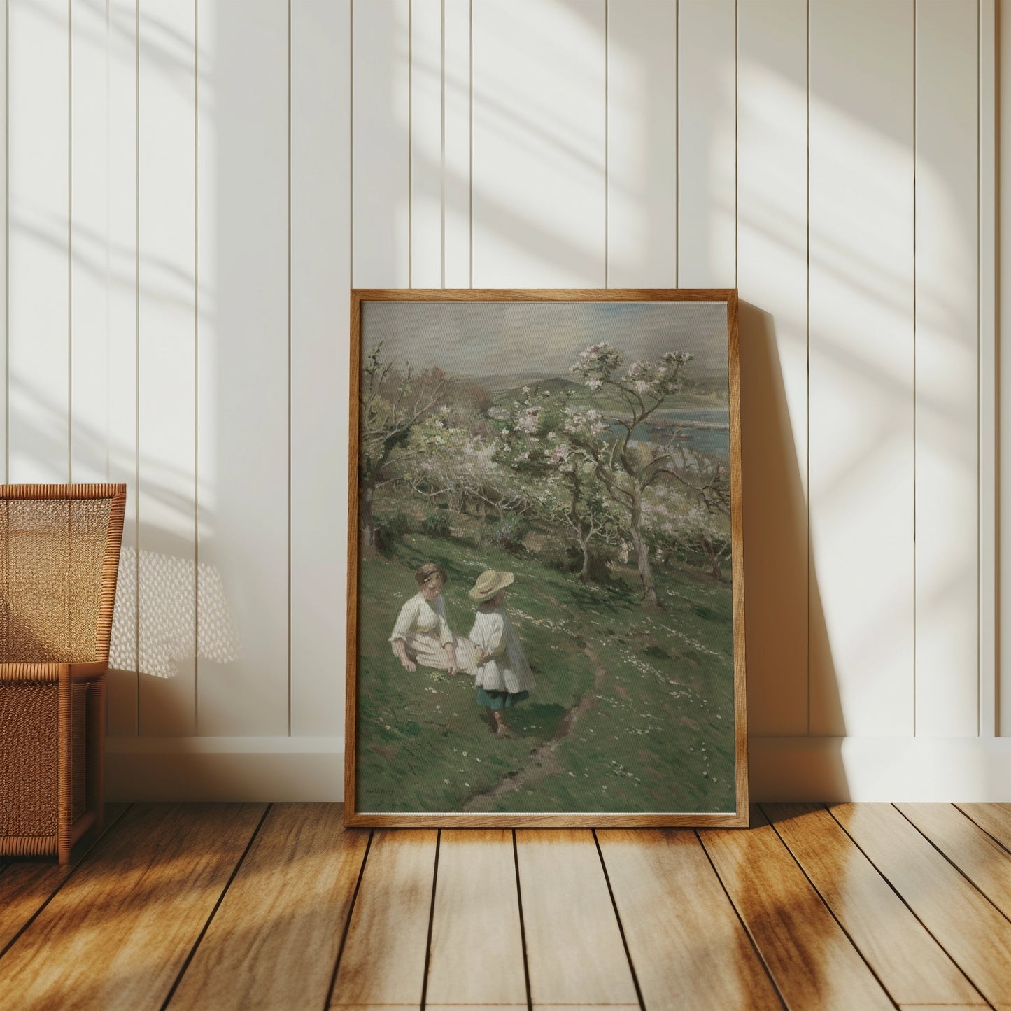 Premium Poster of Beautiful Scenic Landscape Artwork with Children Posters