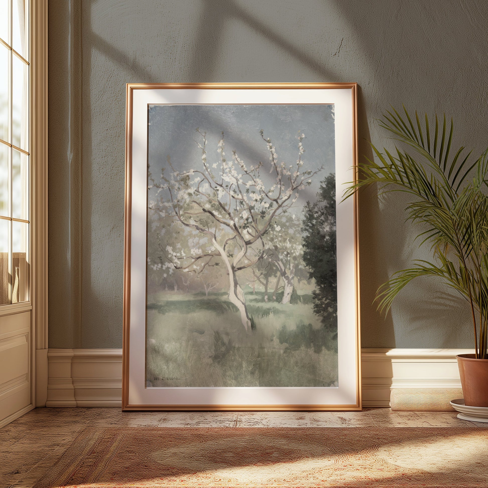 Premium Poster of Beautiful Springtime Blossoming Trees Art Posters
