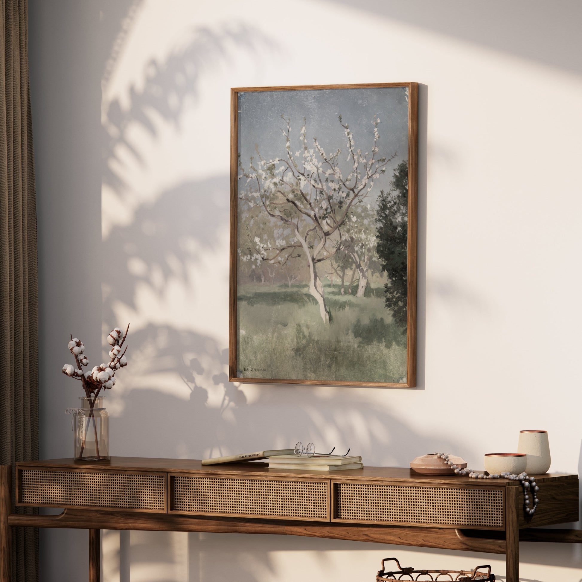 Premium Poster of Beautiful Springtime Blossoming Trees Art Posters