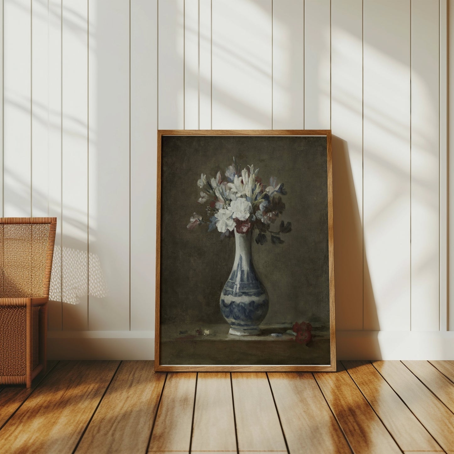 Premium Poster of Beautiful Still Life with Flowers in Vase Posters