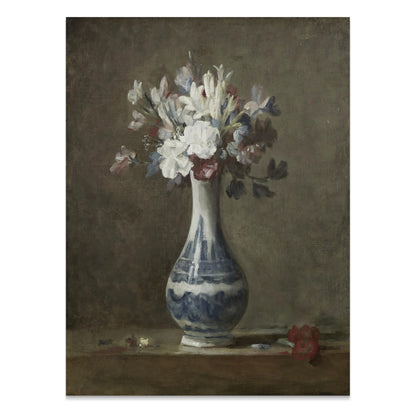 Premium Poster of Beautiful Still Life with Flowers in Vase Posters