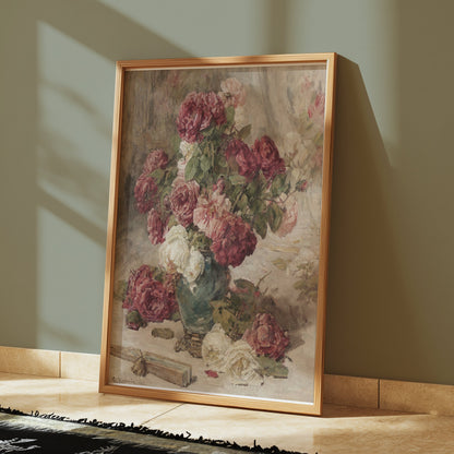 Premium Poster of Beautiful Timeless Floral Bouquet Print Art Posters