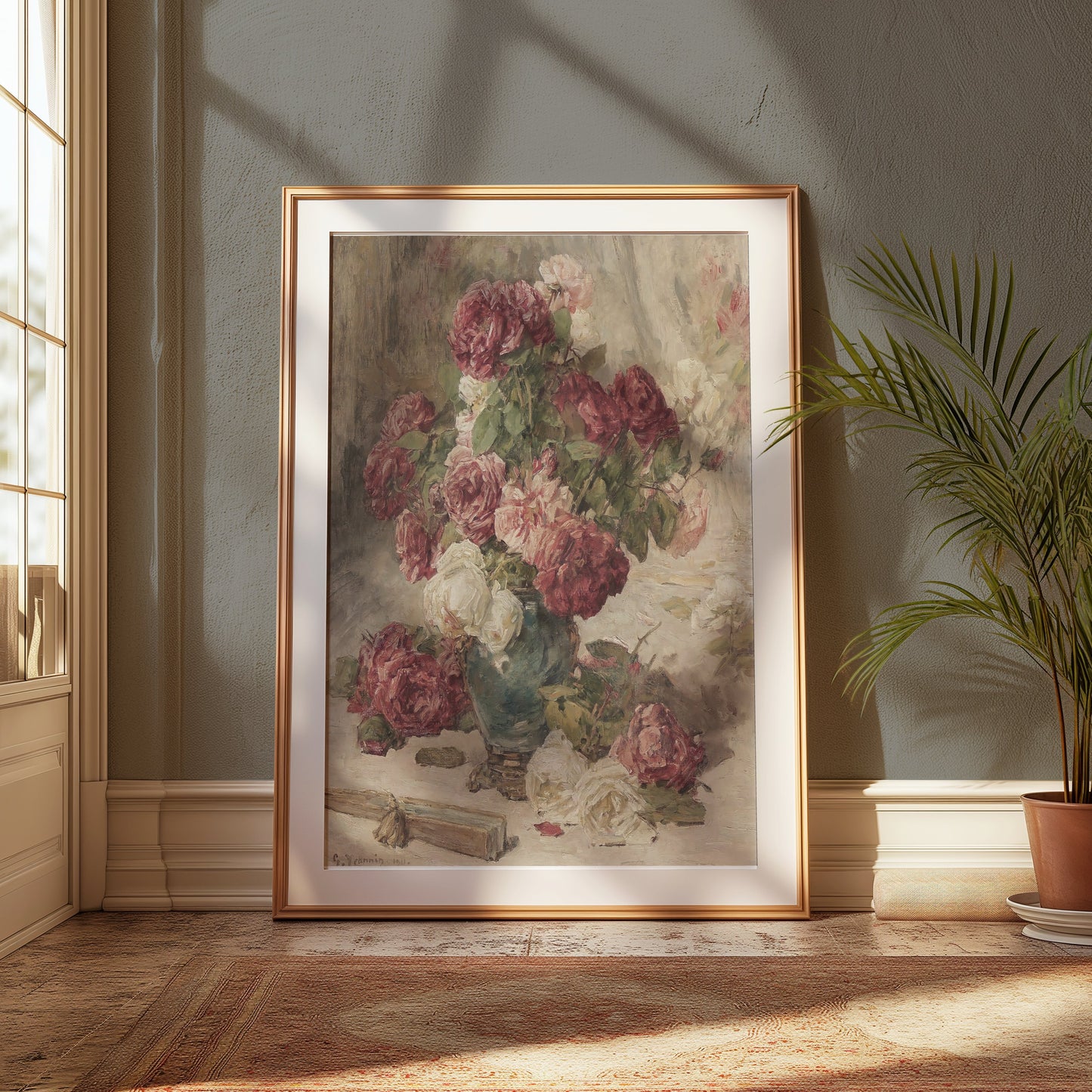 Premium Poster of Beautiful Timeless Floral Bouquet Print Art Posters