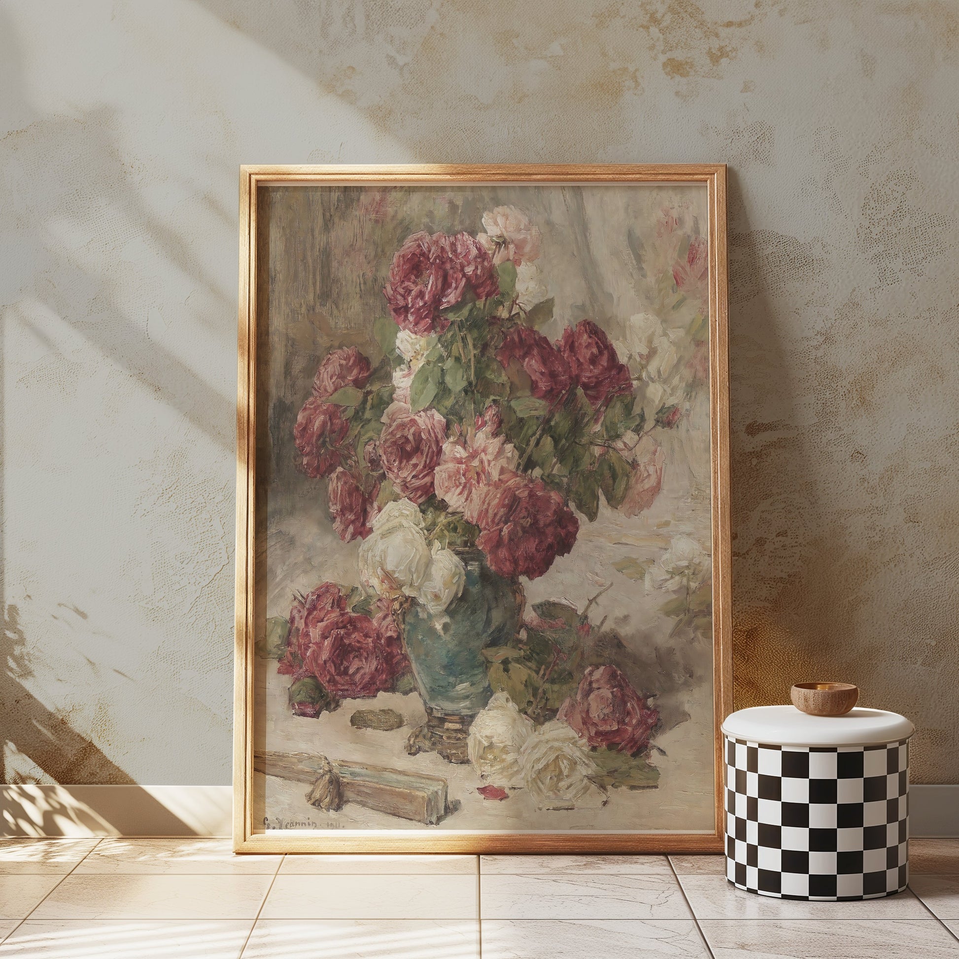 Premium Poster of Beautiful Timeless Floral Bouquet Print Art Posters