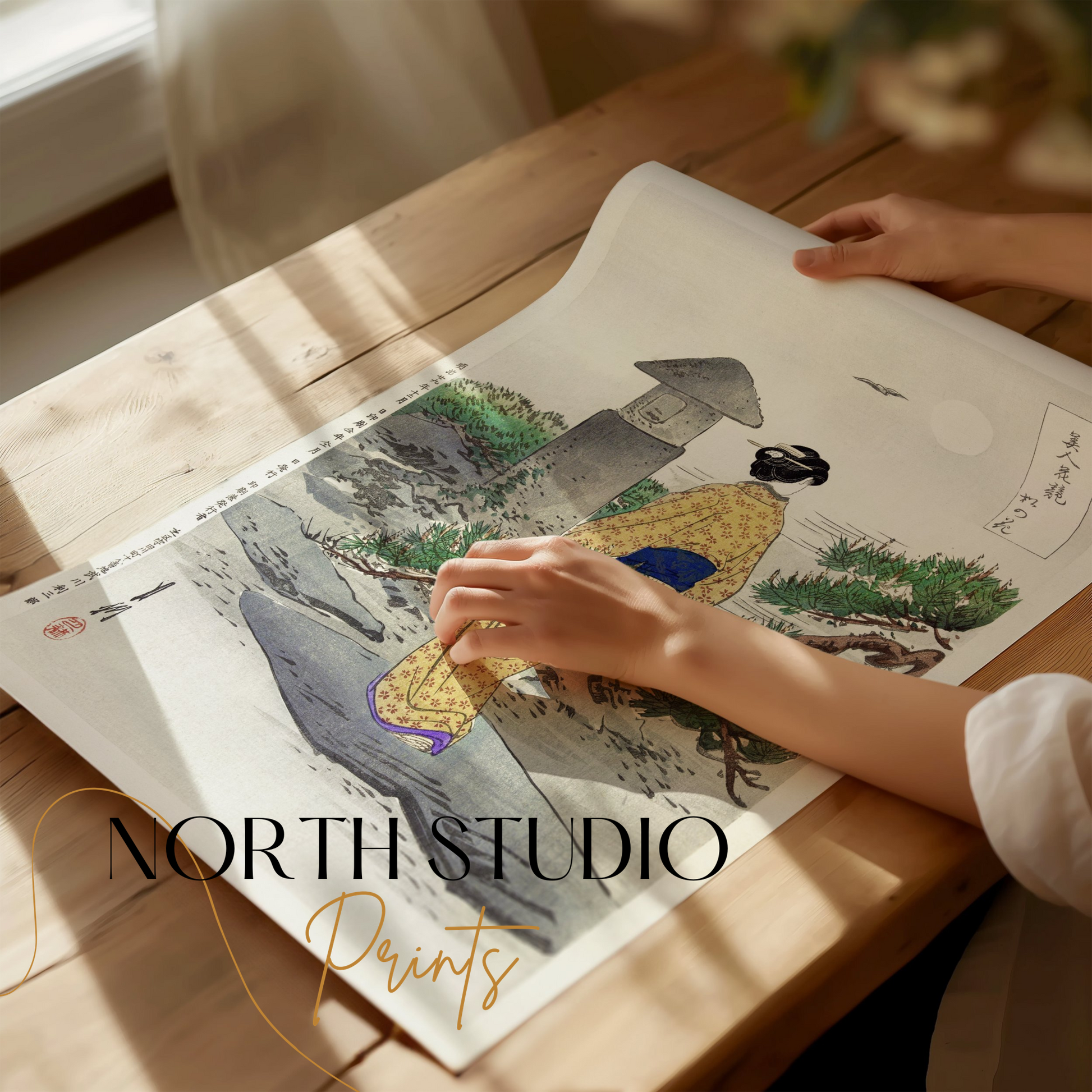 Premium Poster of Beautiful Traditional Japanese Art Print Posters