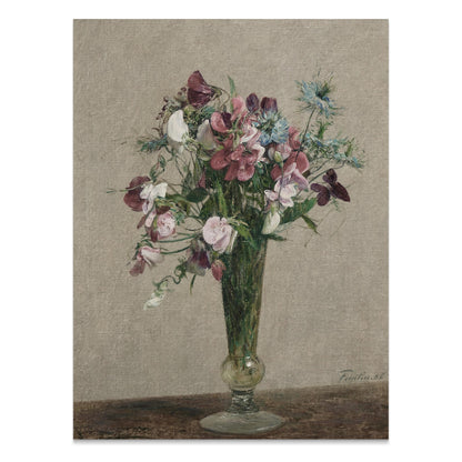 Premium Poster of Beautiful Vintage Bouquet Floral Art Print Posters