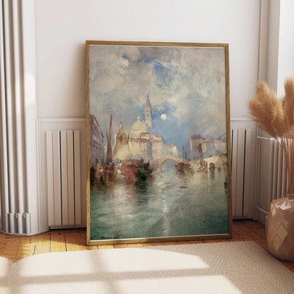 Premium Poster of Beautiful Vintage Cityscape Painting Art Posters