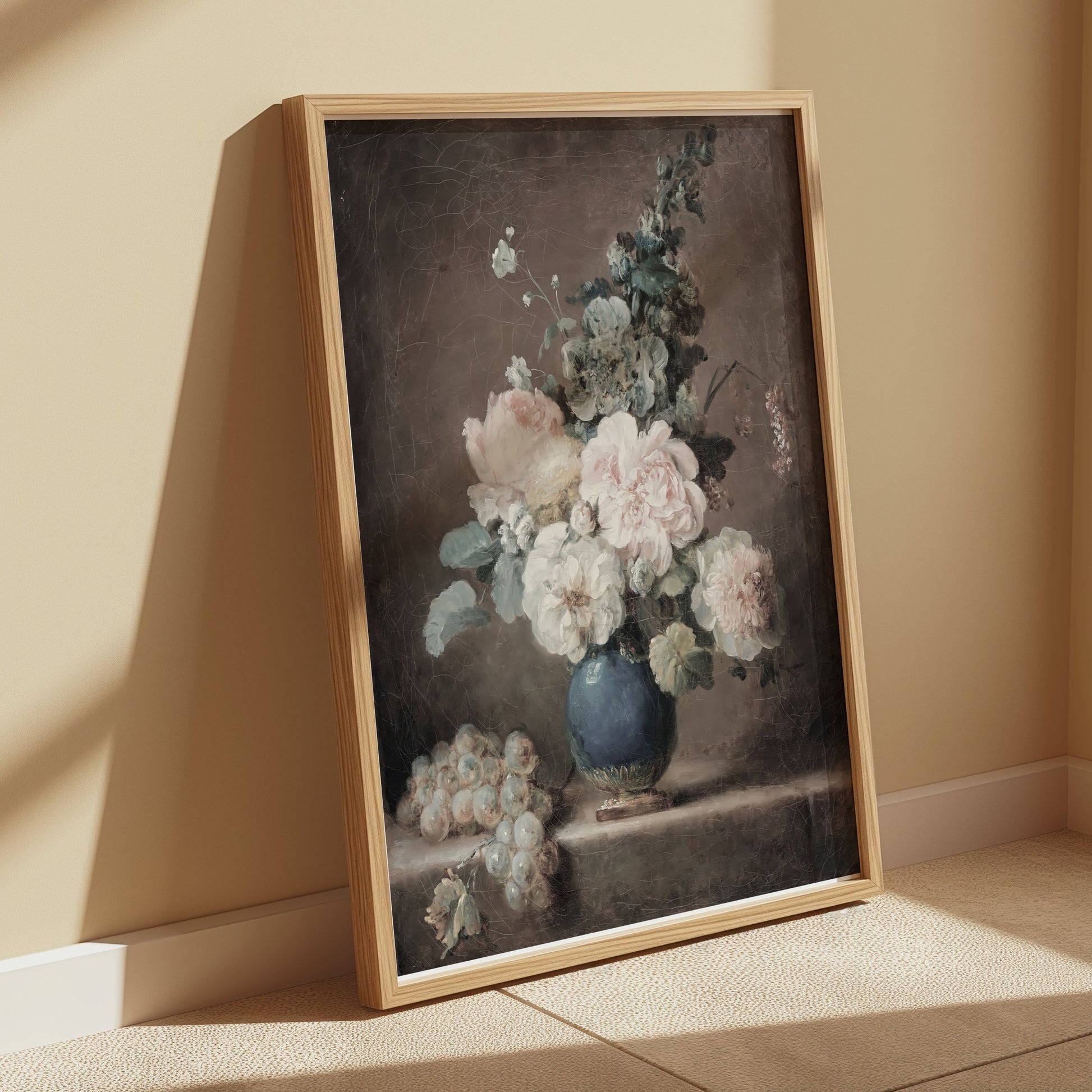 Premium Poster of Beautiful Vintage Floral Still Life Art Print Posters