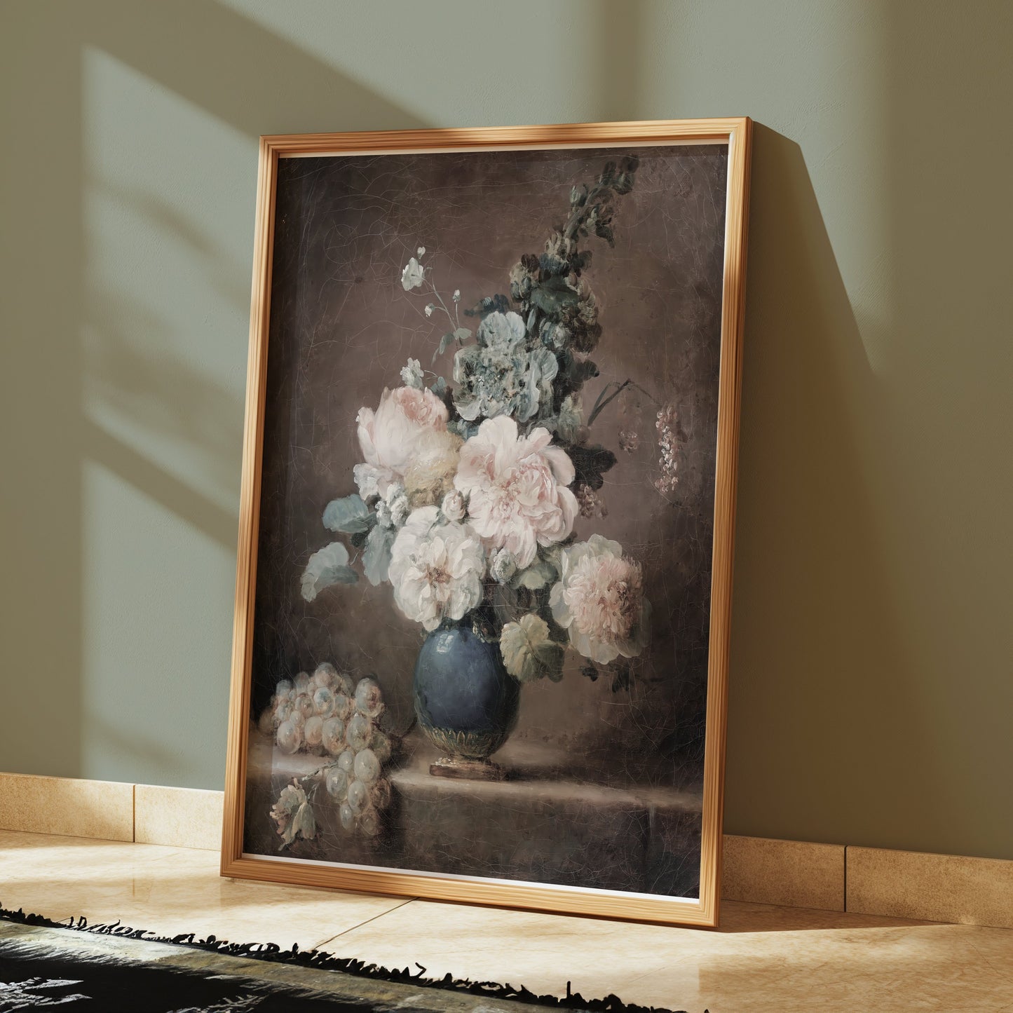 Premium Poster of Beautiful Vintage Floral Still Life Art Print Posters