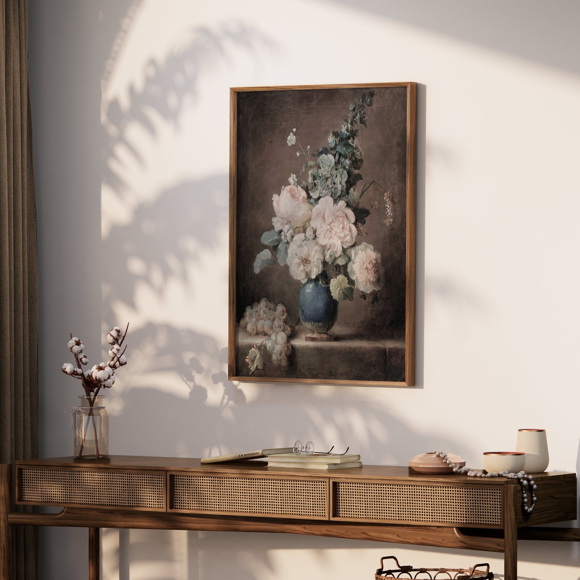 Premium Poster of Beautiful Vintage Floral Still Life Art Print Posters