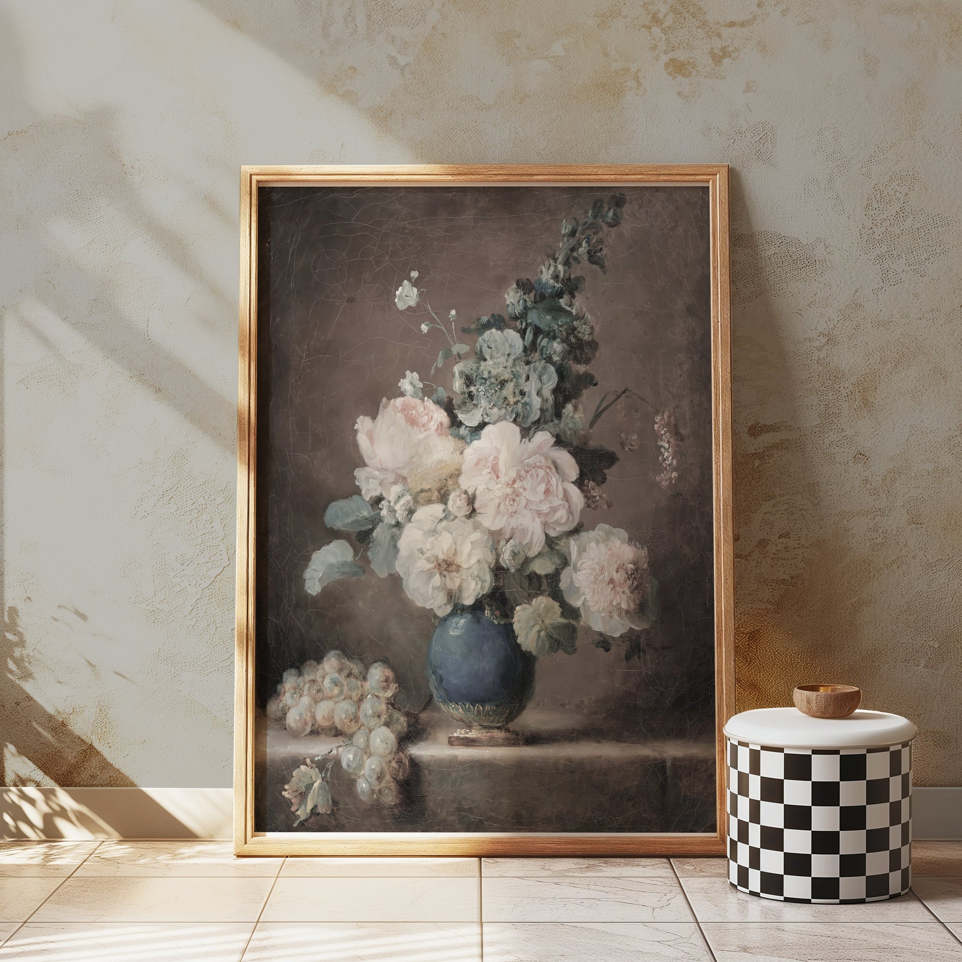 Premium Poster of Beautiful Vintage Floral Still Life Art Print Posters