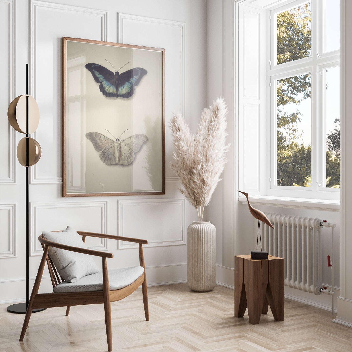 Premium Poster of Beautifully Illustrated Butterfly Art Prints Posters