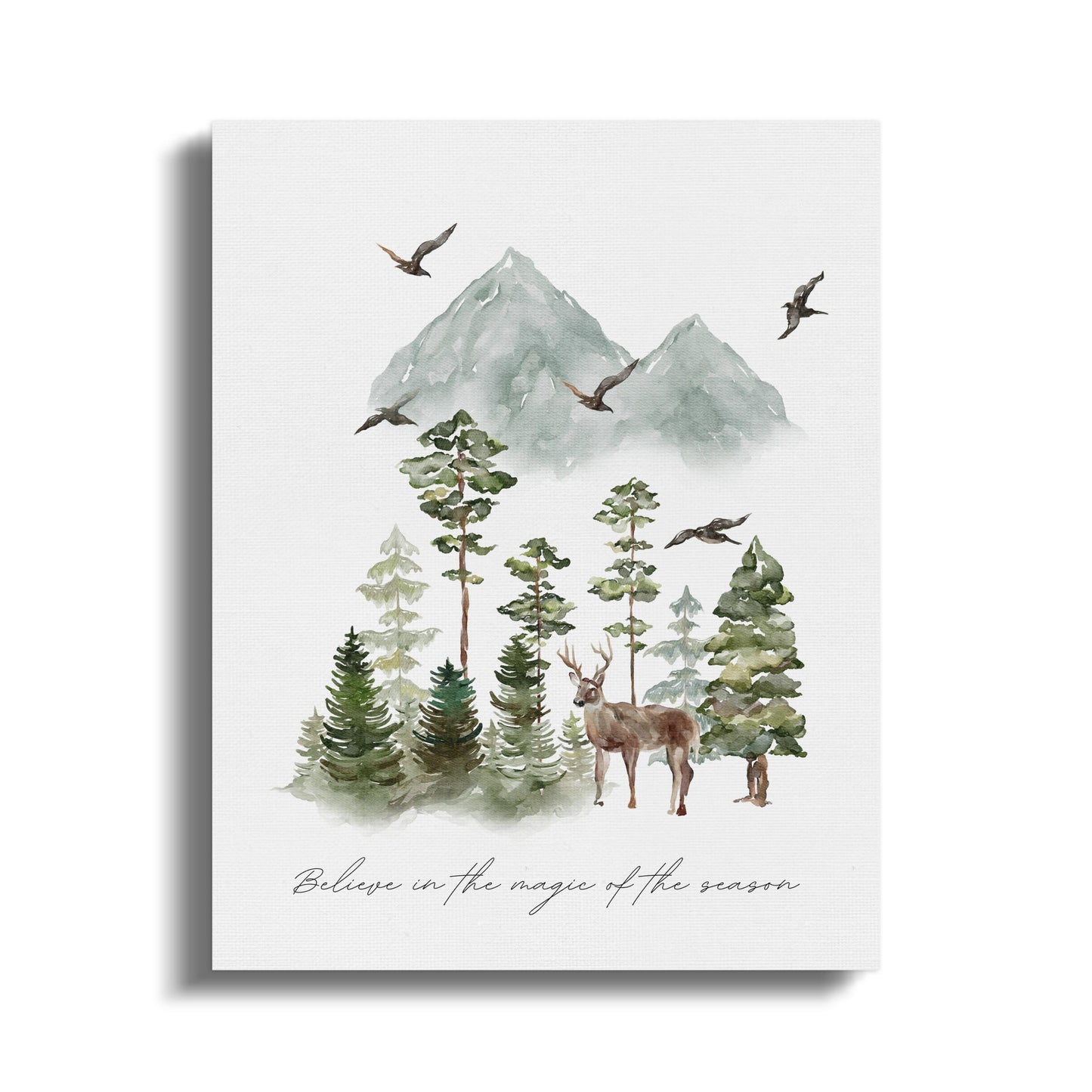 Premium Poster of Believe in the Magic of the Season Canvas Wraps