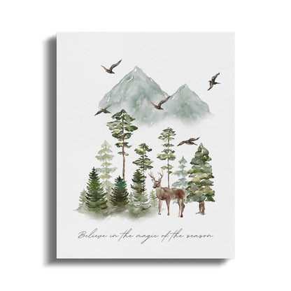 Premium Poster of Believe in the Magic of the Season Canvas Wraps