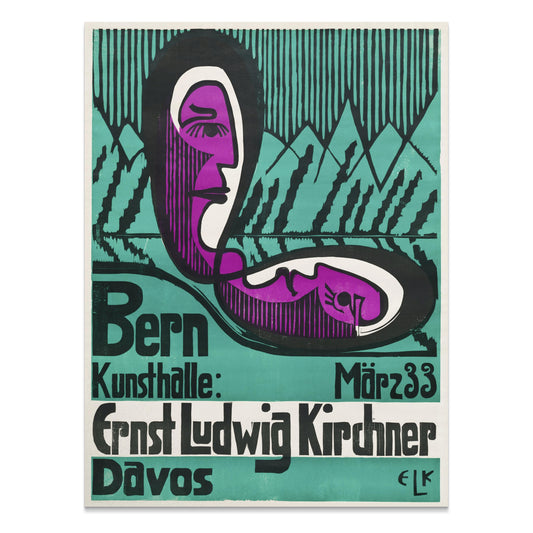 Premium Poster of Bern Kunsthalle Ernst Ludwig Kirchner Davos Posters