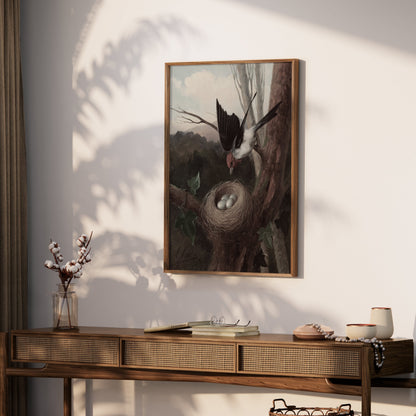 Premium Poster of Bird Nesting in the Wilderness Nature Scene Posters