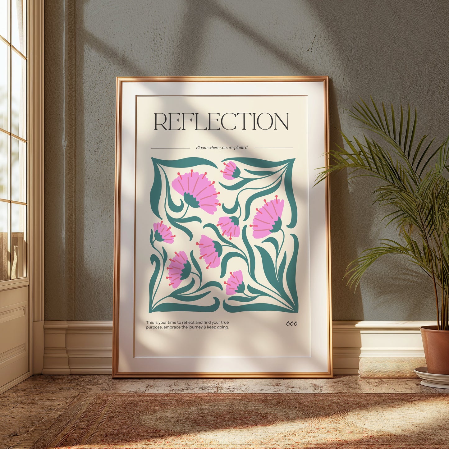 Premium Poster of Bloom Where You Are Planted Motivational Posters