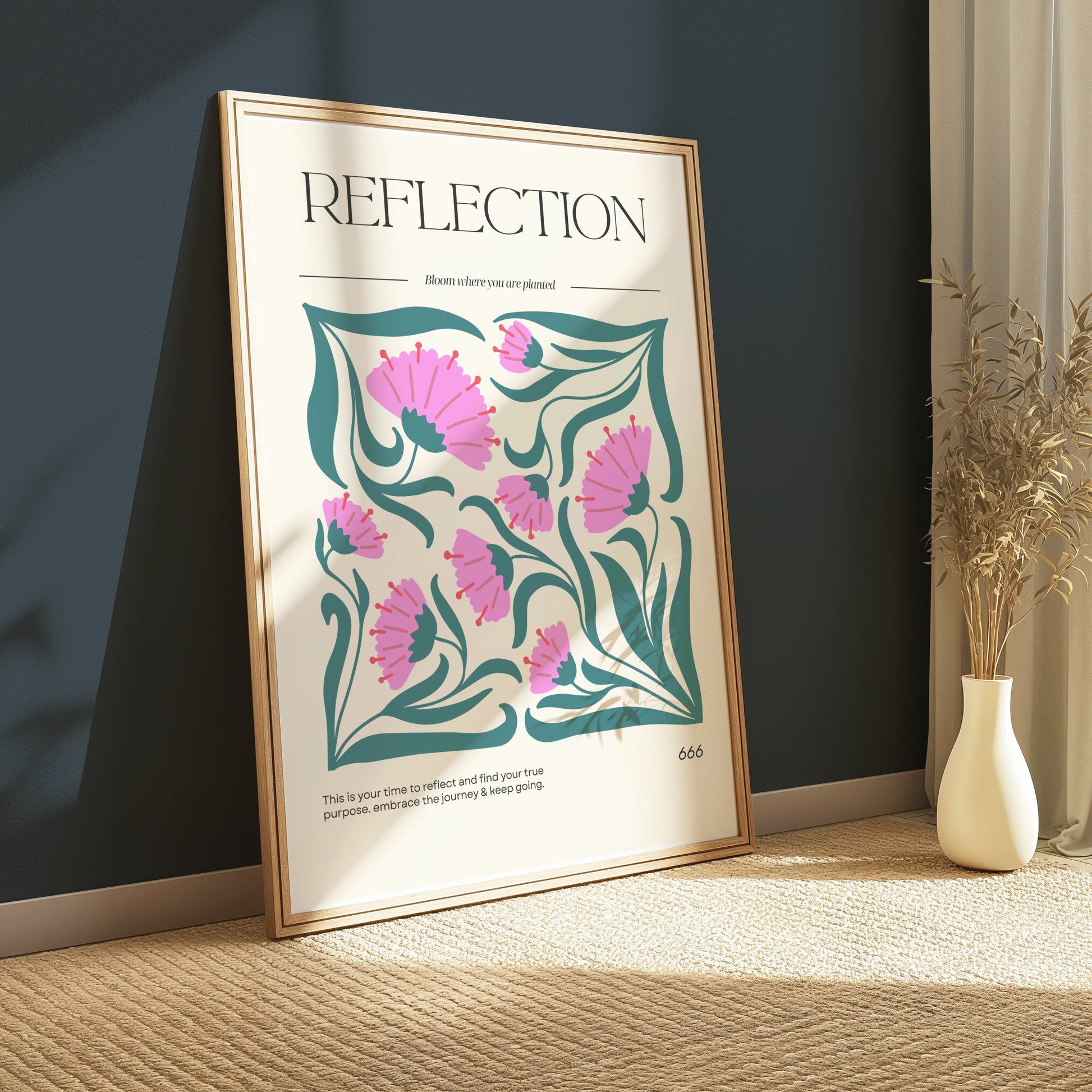 Premium Poster of Bloom Where You Are Planted Motivational Posters