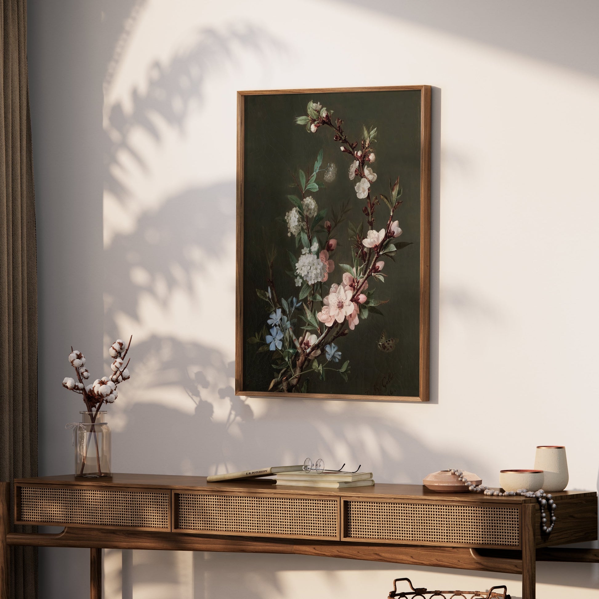 Premium Poster of Blossoming Branches in Nature Art Print Posters