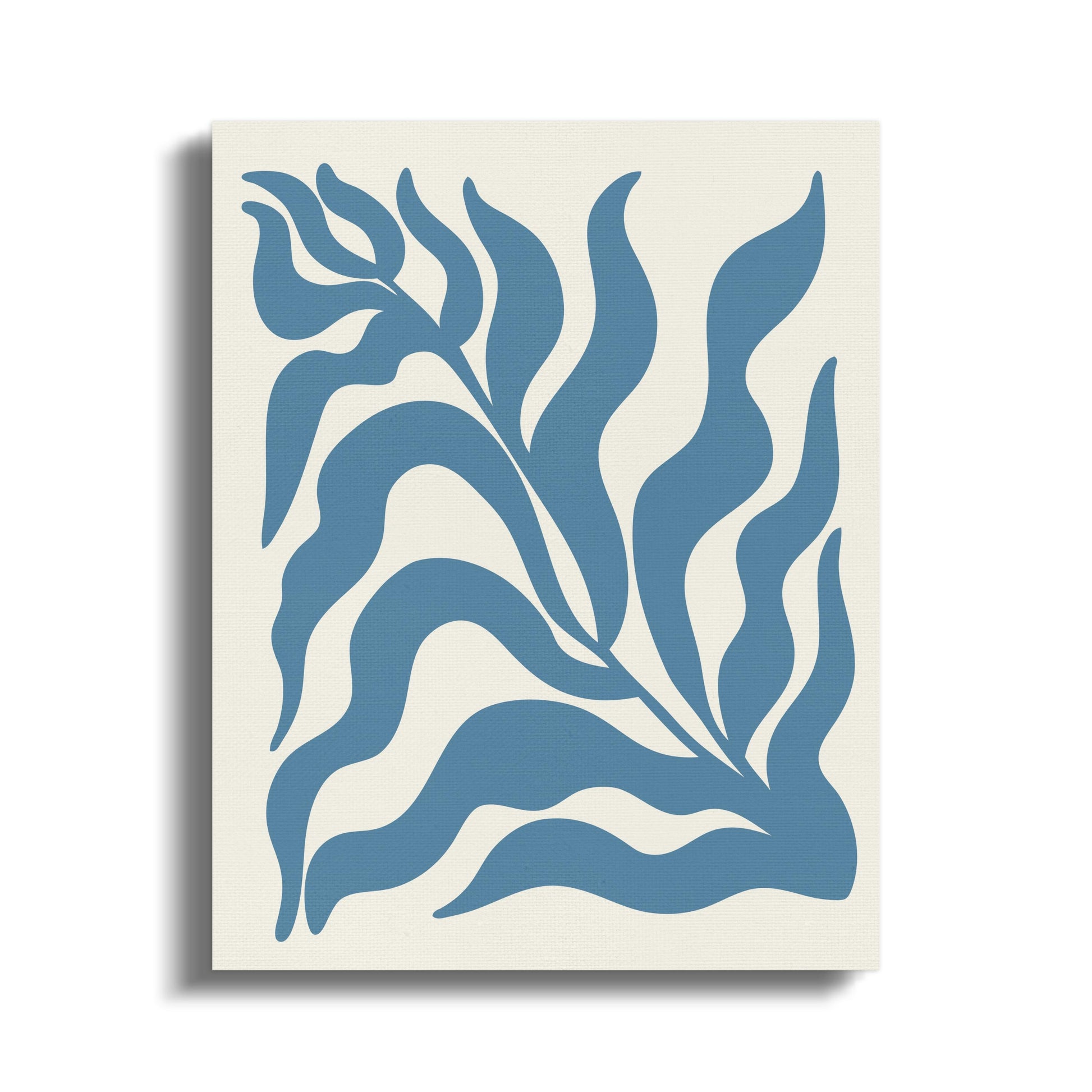 Premium Poster of Bold Abstract Leafy Design Canvas Wraps