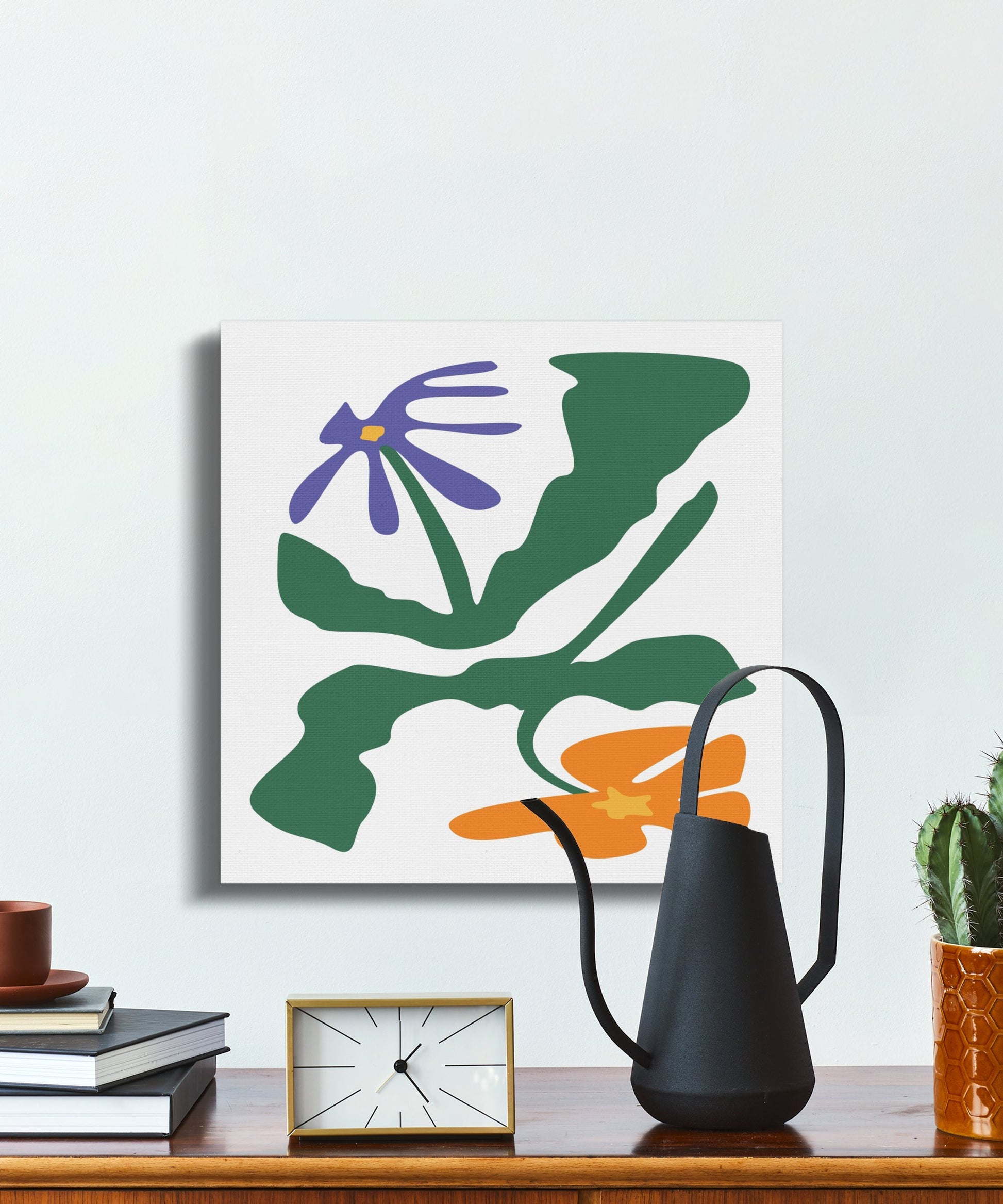 Premium Poster of Bold Botanical Floral Artwork Canvas Wraps